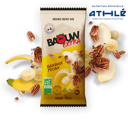 Barrita Energética BAOUW BIO EXTRA Plátano-Pecán (50g)