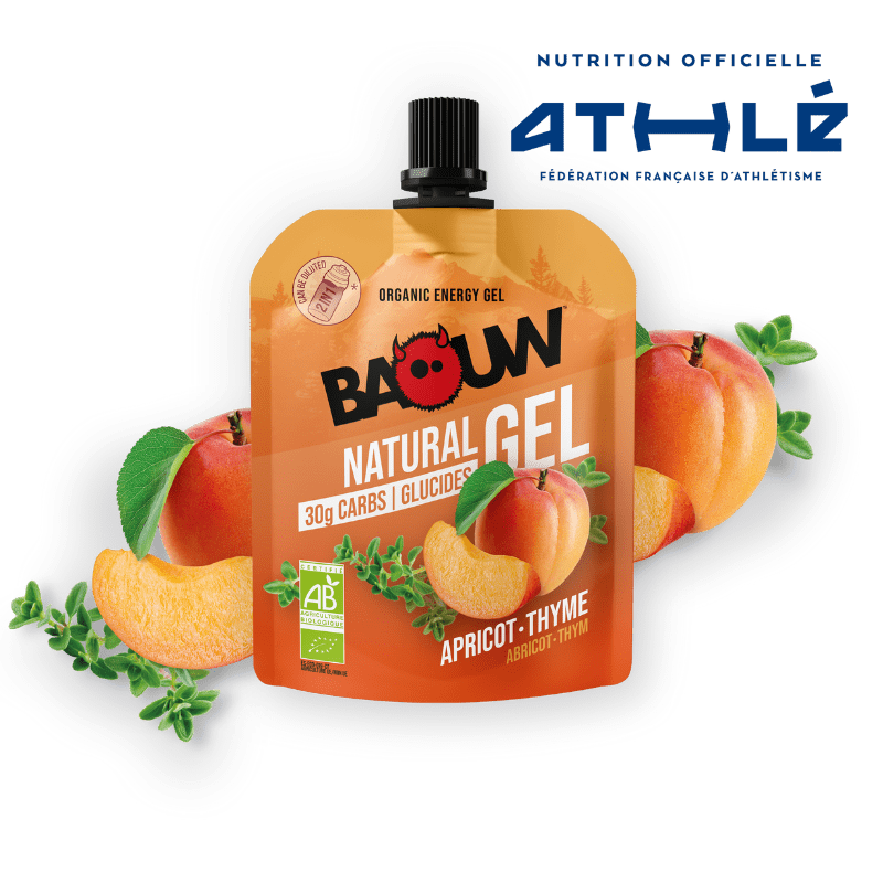 BAOUW Gel Energizante Orgánico Albaricoque-Timo (85g)