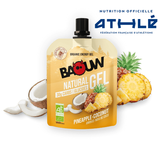 BAOUW Gel Energético Piña/Coco Ecológico (85g)