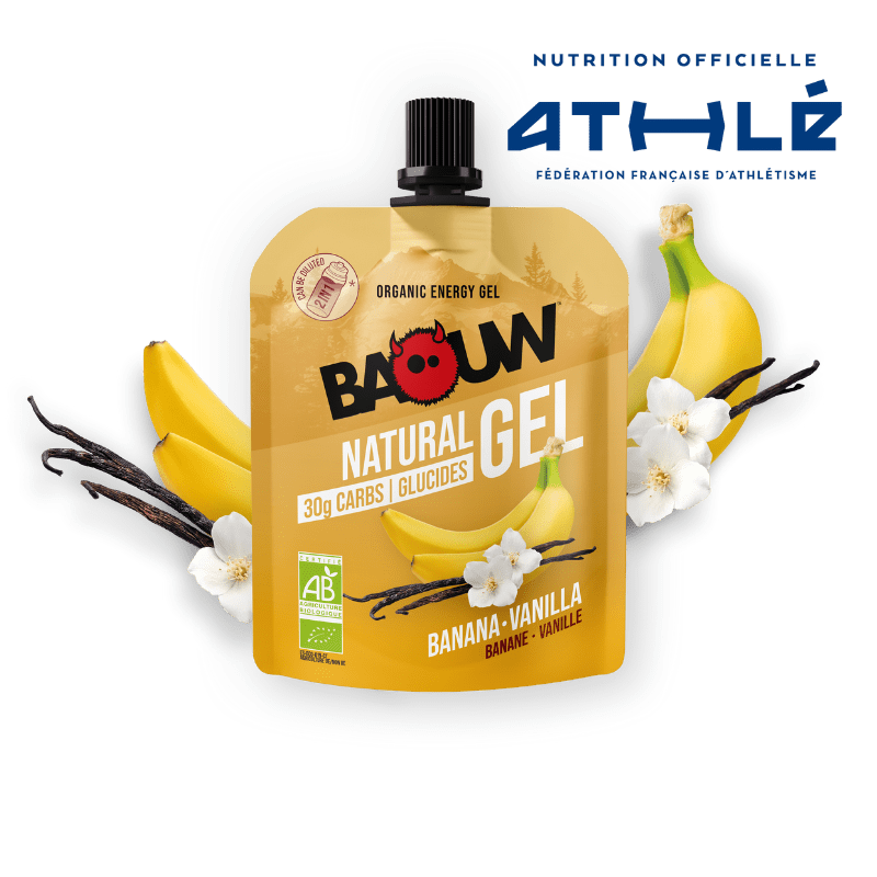 BAOUW BIO Gel energético de plátano y vainilla (85g)