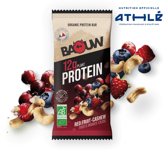 BAOUW BIO EXTRA Barrita Proteica Frutos Rojos/Cashew (50g)