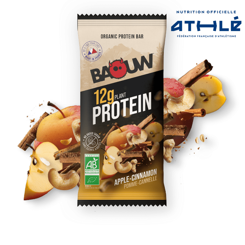 BAOUW BIO EXTRA Barrita Proteica Manzana/Canela (50g)