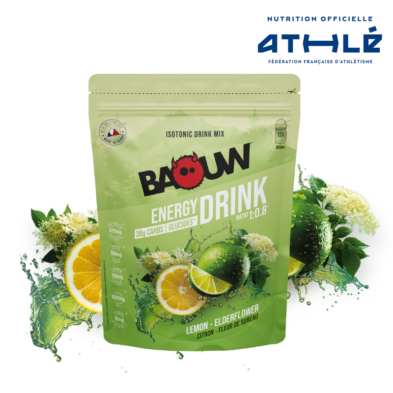 BAOUW ISOTONIC Bebida Energética (585g) Flor de Saúco Limón