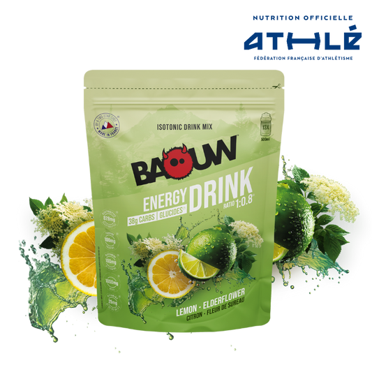 BAOUW ISOTONIC Bebida Energética (585g) Flor de Saúco Limón