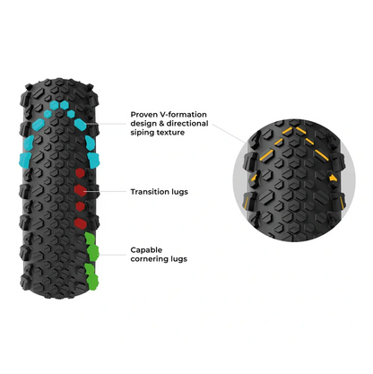 Neumático VITTORIA TERRENO T50 MIXED Gravel Endurance 700c Tubeless Ready Flexible Negro