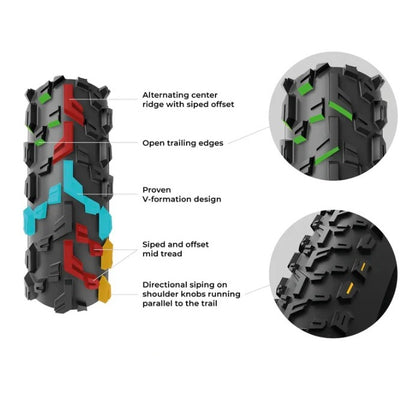 Neumático VITTORIA TERRENO T70 COARSE LOOSE Gravel Endurance Tubeless Ready Negro