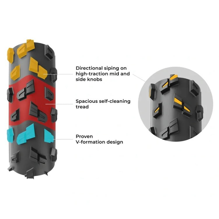 Neumático VITTORIA TERRENO T90 MUD 700x45c Gravel Endurance Tubeless Ready Blando Marrón