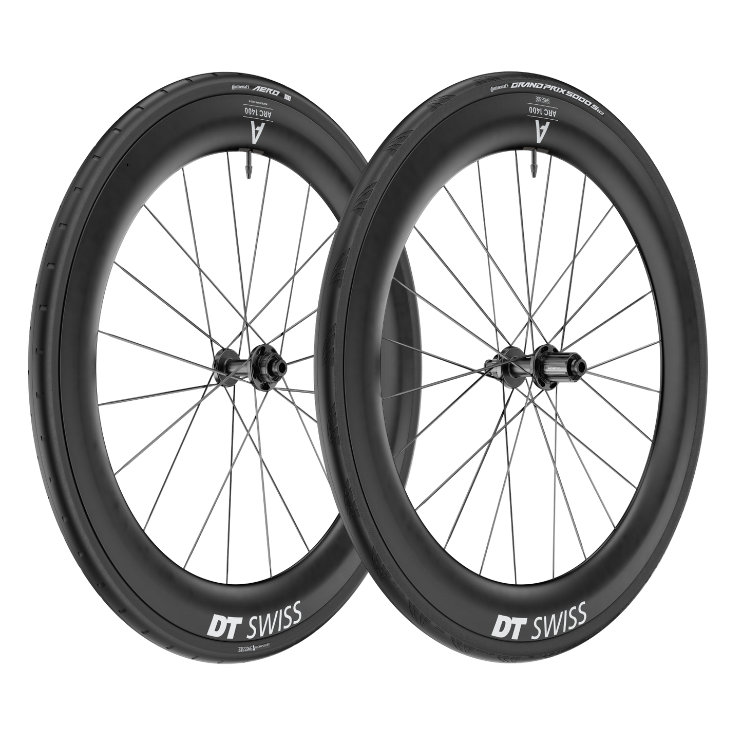 Par de ruedas DT SWISS ARC 1100 DICUT WTS 65 Tubeless Ready (Center Lock)
