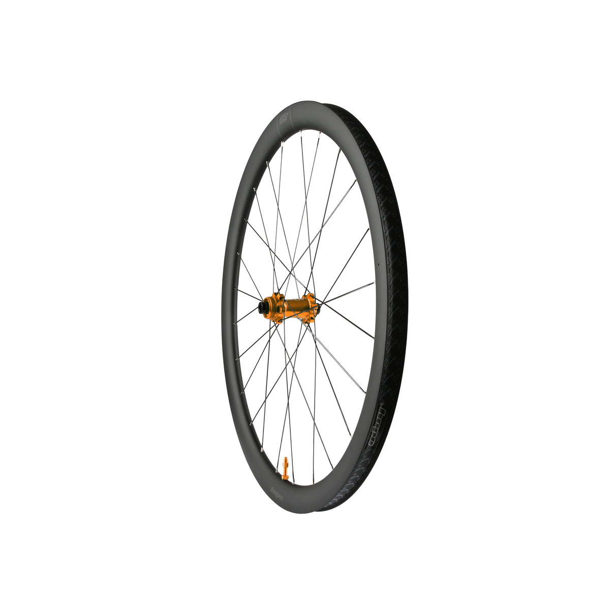 Rueda delantera HOPE RX40 700C de carbono, buje Pro 5 naranja