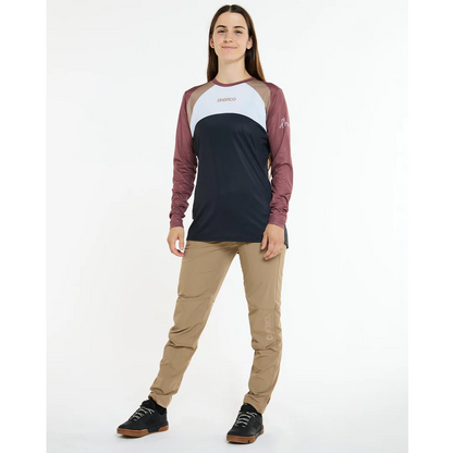 Maillot DHARCO RACE LOTUS Mangas Largas Mujer Negro/Bronce