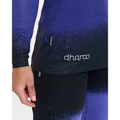 Maillot DHARCO RACE ULTRA VIOLET Mangas Largas Mujer Negro/Morado