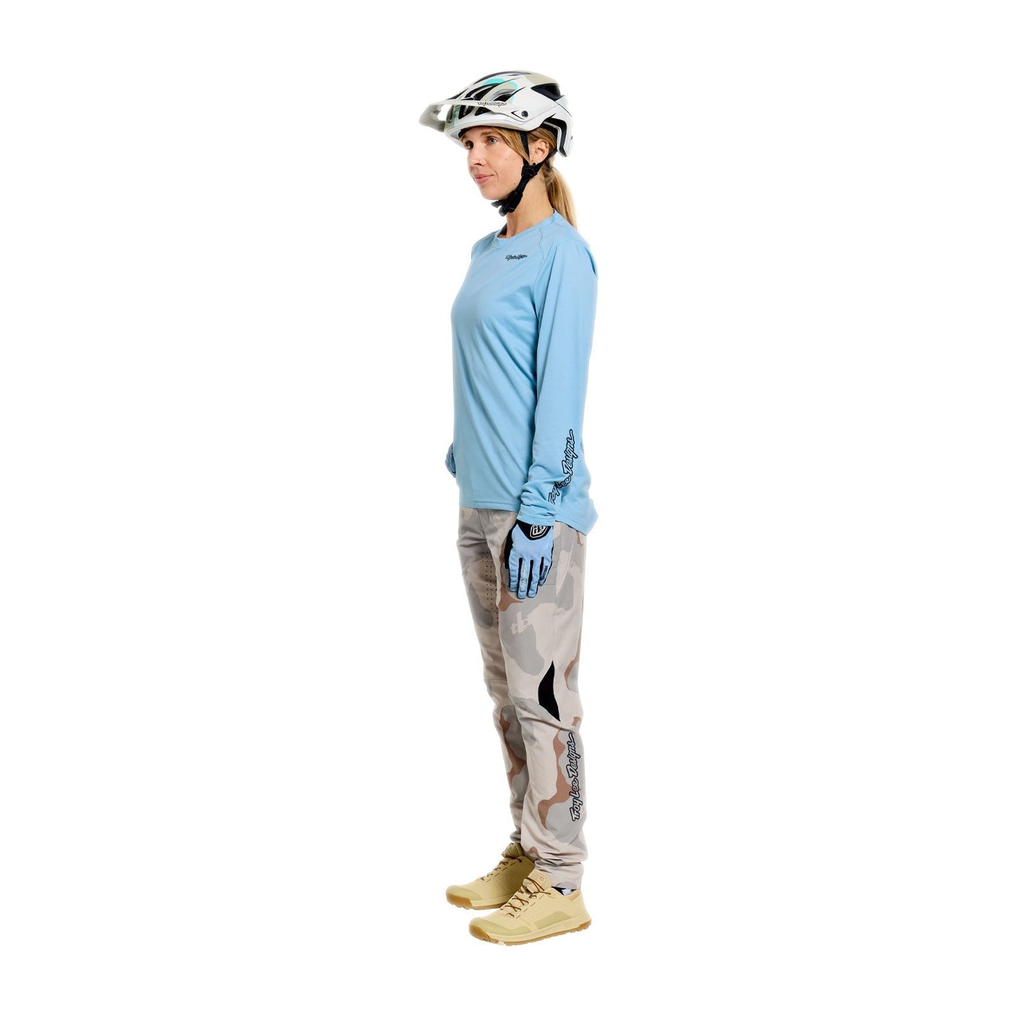 TROY LEE DESIGNS LILIUM PRO Maillot de manga larga para mujer Azul