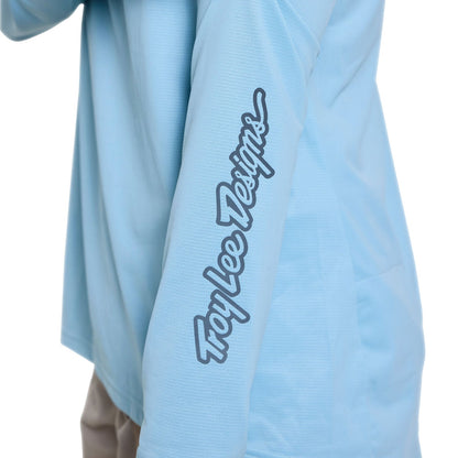 Maillot TROY LEE DESIGNS LILIUM PRO Mujer Mangas Largas Azul
