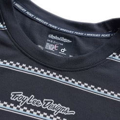 Maillot de manga corta de carbono para mujer TROY LEE DESIGNS LILIUM RIDE CHECKED OUT