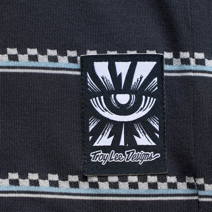 Maillot TROY LEE DESIGNS LILIUM RIDE CHECKED OUT Mujer Mangas Cortas Carbon