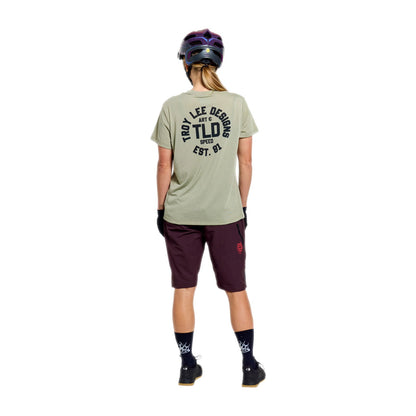 Maillot TROY LEE DESIGNS LILIUM RIDE STAMPS Mujer Mangas Cortas Sage