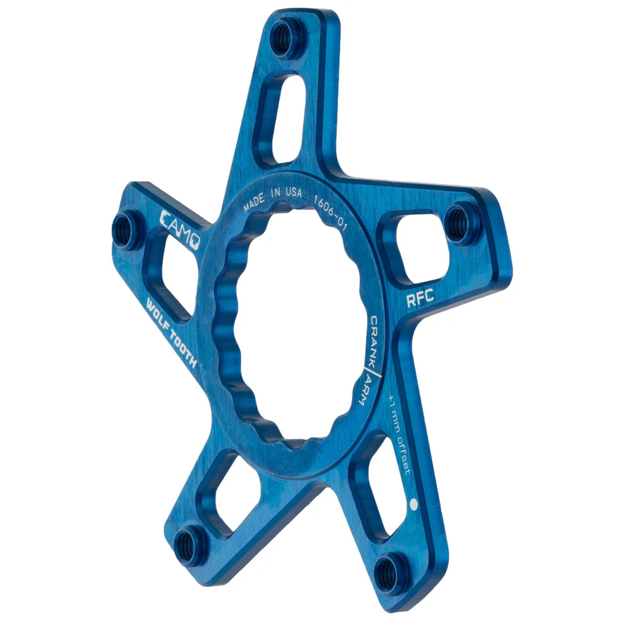 WOLF TOOTH CAMO Raceface Cinch Direct Mount Offset 2mm Azul plato estrella