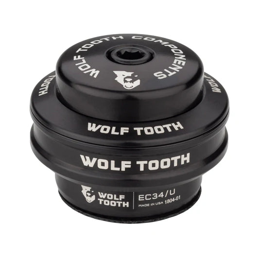 Copa alta para auricular externo WOLF TOOTH 1"1/8 EC34 Stack 16 mm Negro