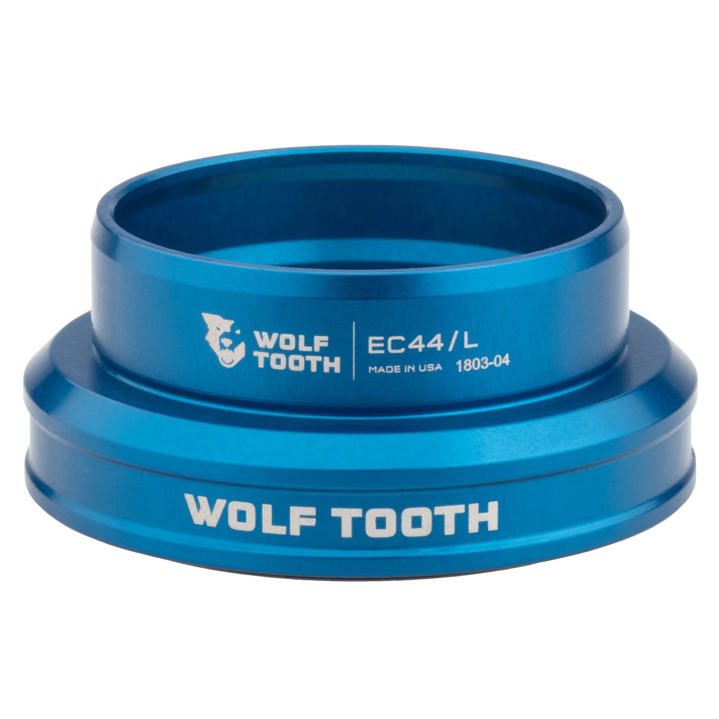 Cazo bajo para juego de dirección externo WOLF TOOTH PERFORMANCE 1,5" EC44 azul