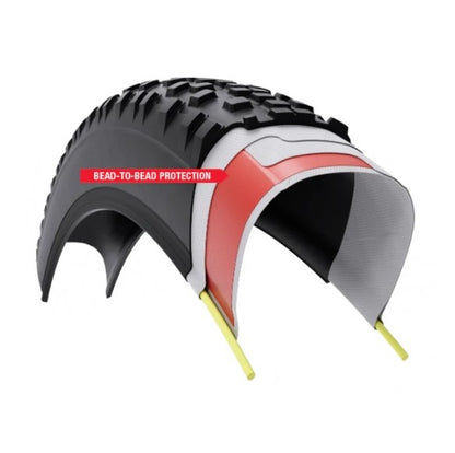 Neumático WTB BYWAY TCS LIGHT FAST ROLLING DUAL DNA SG2 650x47c Tubeless Ready Reforzado Negro