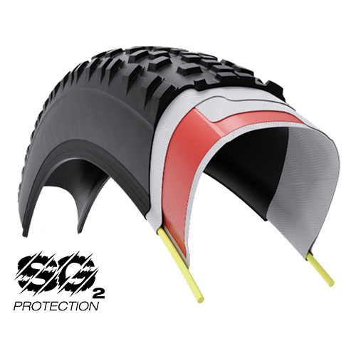 Neumático WTB VULPINE TCS LIGHT 700x45c Tubeless Ready Negro