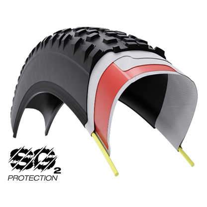 Neumático WTB VULPINE TCS LIGHT FAST ROLLING DUAL DNA SG 120tpi 700x40c Tubeless Ready Negro