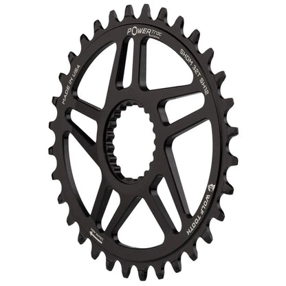 Plato Mono Oval WOLF TOOTH 12V SHIMANO Direct Mount Offset 0mm