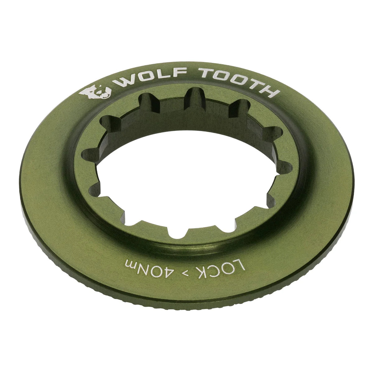 Tuerca Centerlock interna WOLF TOOTH Olive