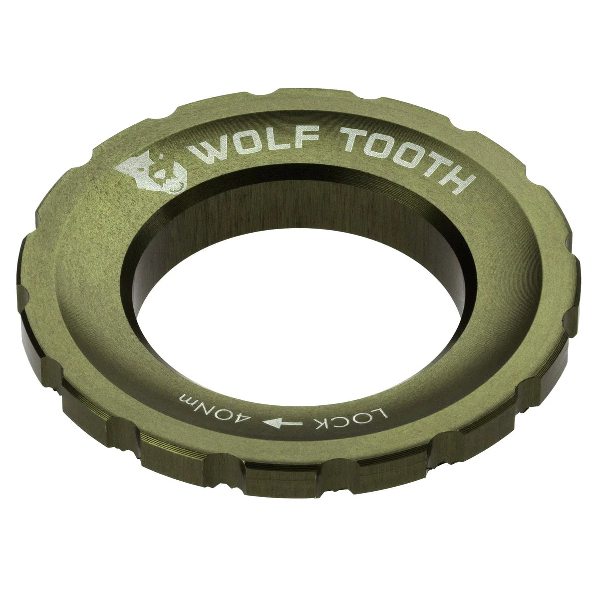 Tuerca Centerlock externa WOLF TOOTH Olive