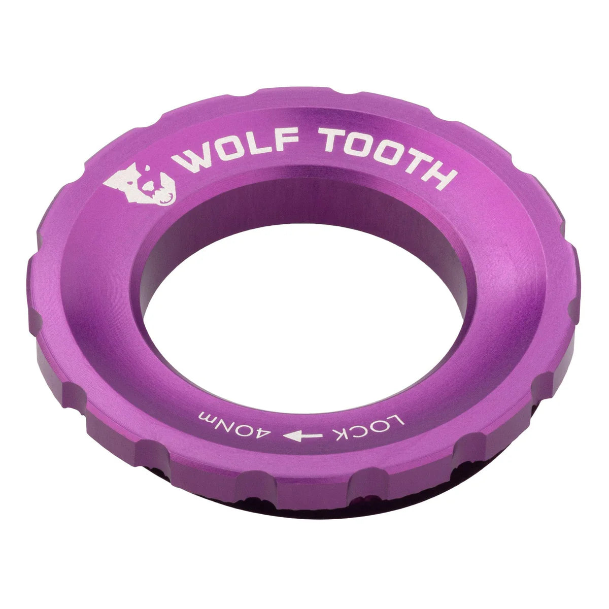 Tuerca Centerlock externa WOLF TOOTH morada
