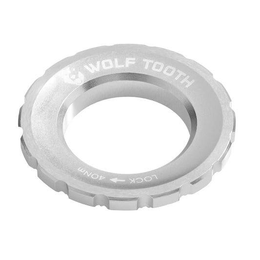 Tuerca Centerlock externa WOLF TOOTH plateada