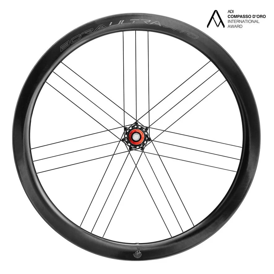 Par de ruedas CAMPAGNOLO BORA ULTRA WTO 45 C23 DISC Tubeless Ready (Center Lock) Cromadas