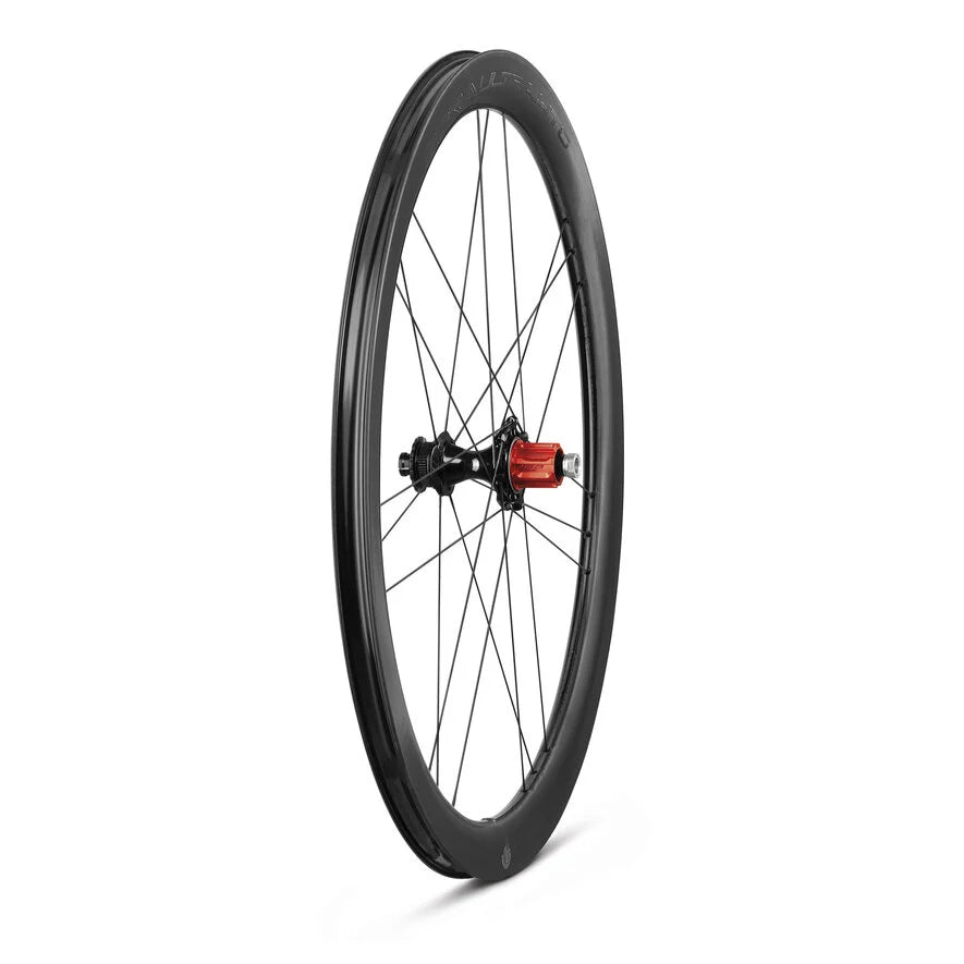 Par de ruedas CAMPAGNOLO BORA ULTRA WTO 45 C23 DISC Tubeless Ready (Center Lock) Cromadas