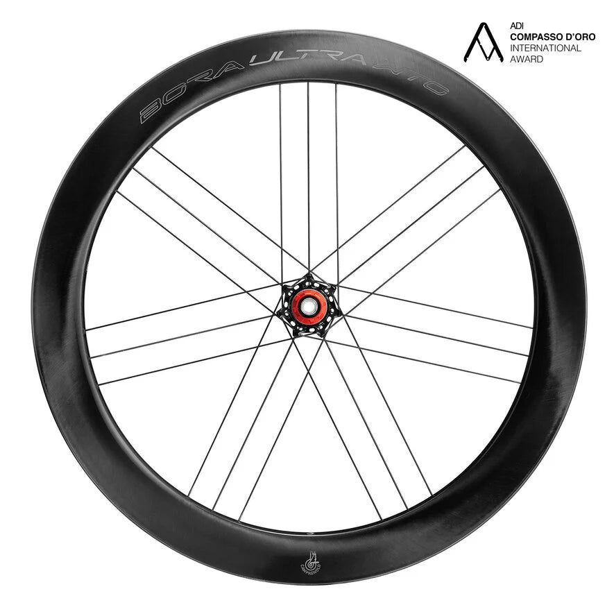 Par de ruedas CAMPAGNOLO BORA ULTRA WTO 60 C23 DISC Tubeless Ready (Center Lock) Cromadas