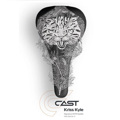 Sillín SDG CAST SCOTTISH WILDCAT Kriss Kyle Signature Rails Lux Alloy