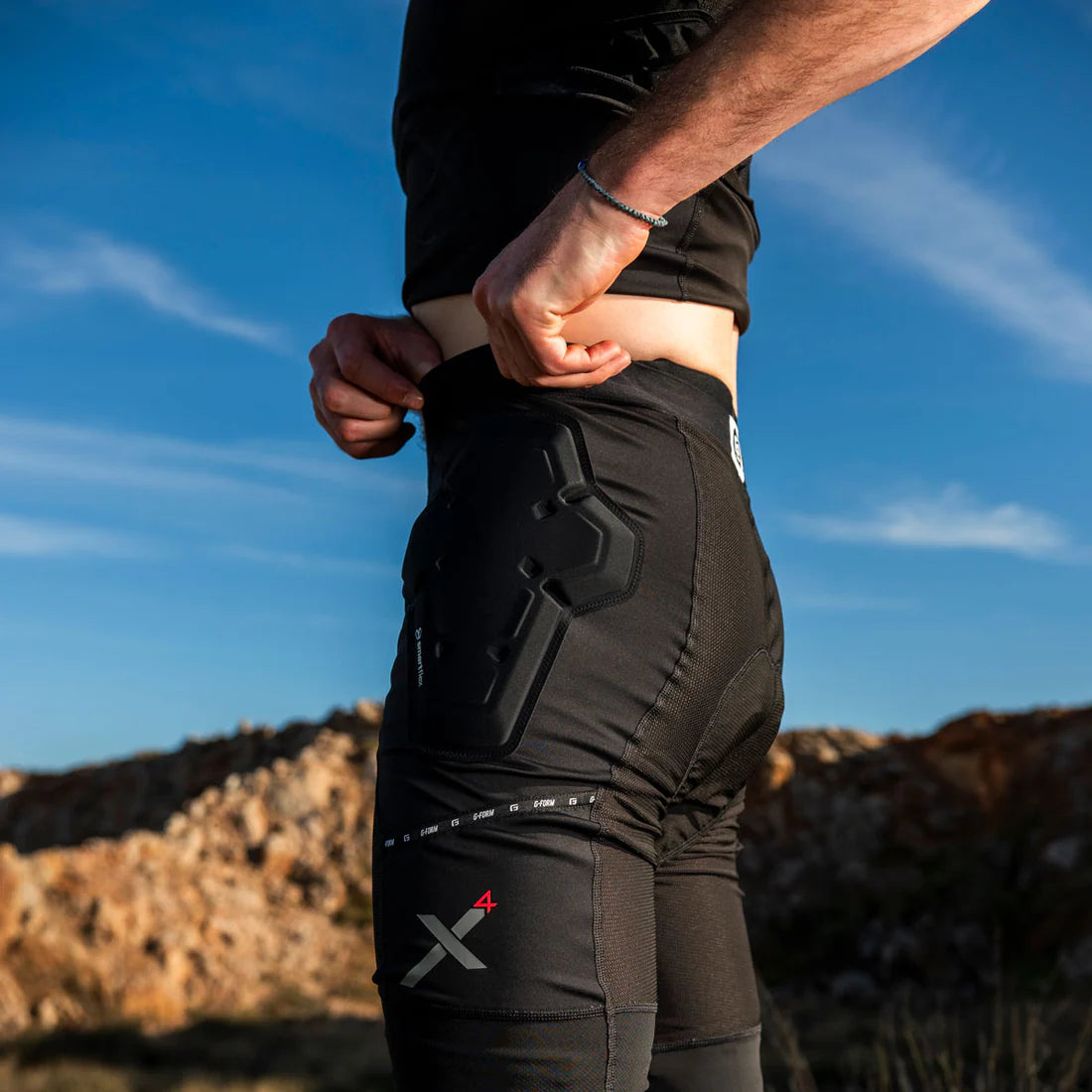 Pantalón corto de protección G-FORM PRO-X4 Negro