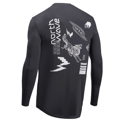 Maillot NORTHWAVE XTRAIL Manga Larga Negro