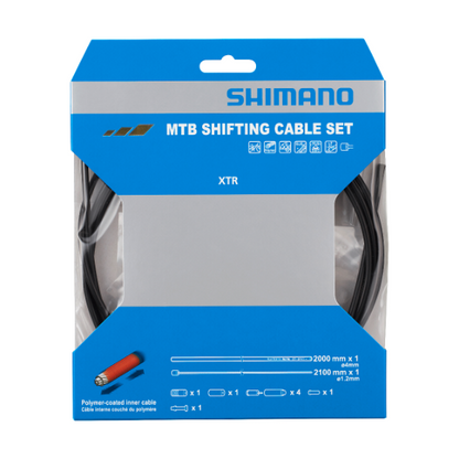 Kit de Cable y Funda de Desviador SHIMANO Polímero Mono