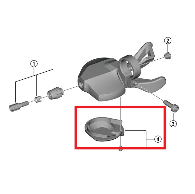 SHIMANO U6000 Tapa Palanca Derecha