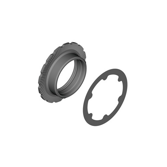 12V SHIMANO XT FC-M8100 Tuerca y Arandela de plato Negro