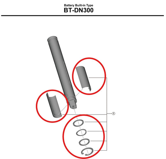 Adaptador de batería SHIMANO BT-DN300