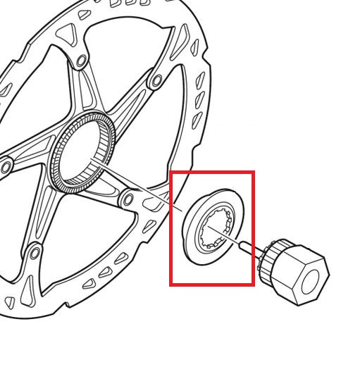 Contratuerca central SHIMANO Interior SM-RT81