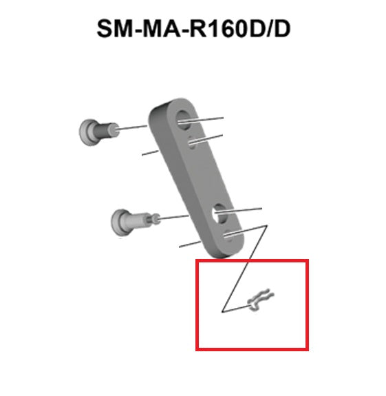 Anillo de seguridad SHIMANO para adaptador de montaje plano