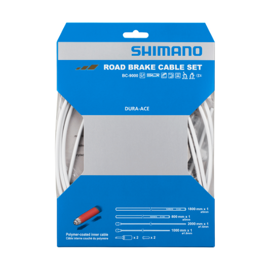 SHIMANO DURA-ACE 9000 Kit de cable y latiguillo de freno blanco