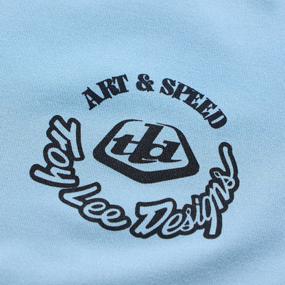 Maillot TROY LEE DESIGNS RUCKUS RIDE CARBS Junior Mangas Largas Azul