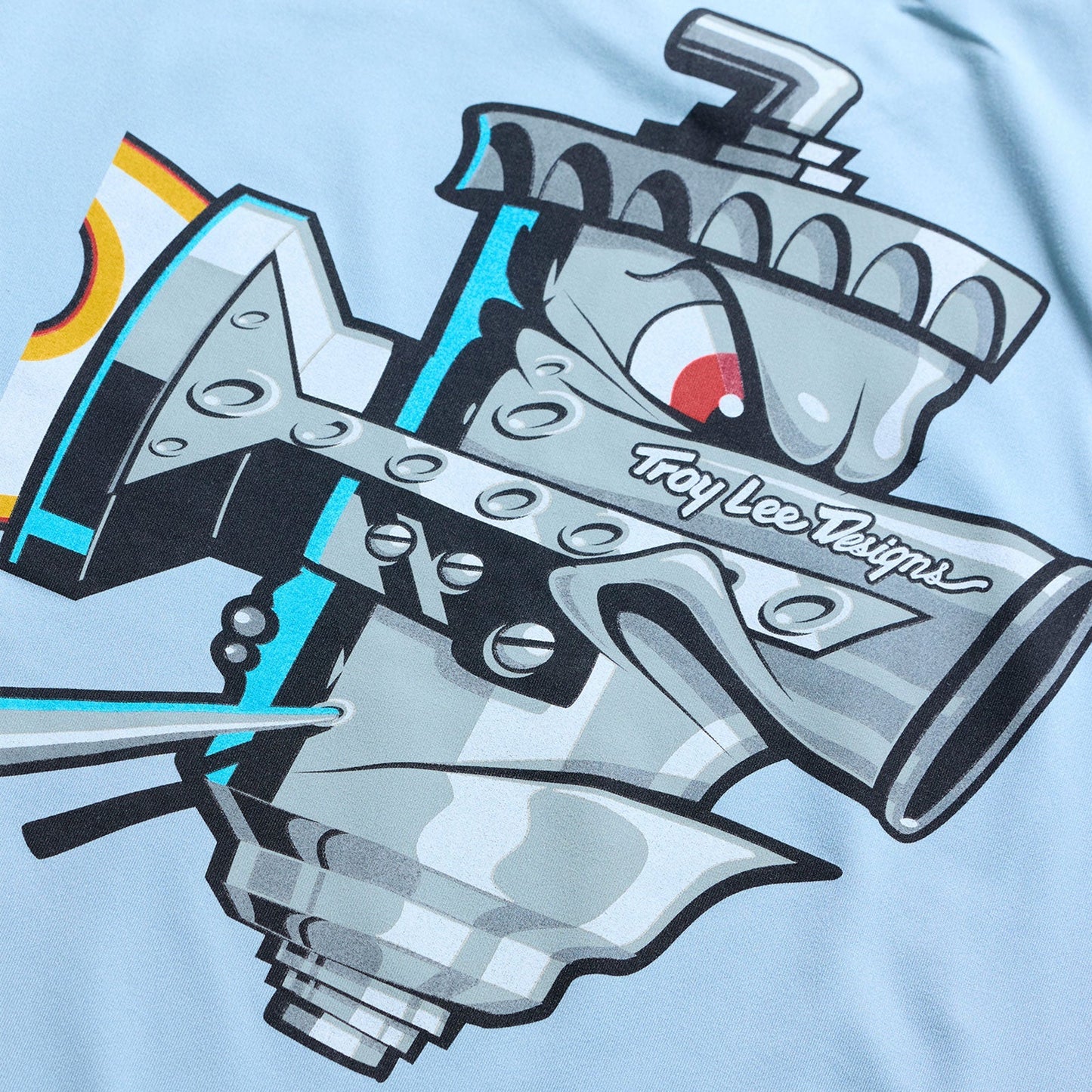 Maillot manga larga TROY LEE DESIGNS RUCKUS RIDE CARBS Niño Azul