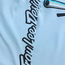 Maillot manga larga TROY LEE DESIGNS RUCKUS RIDE CARBS Niño Azul