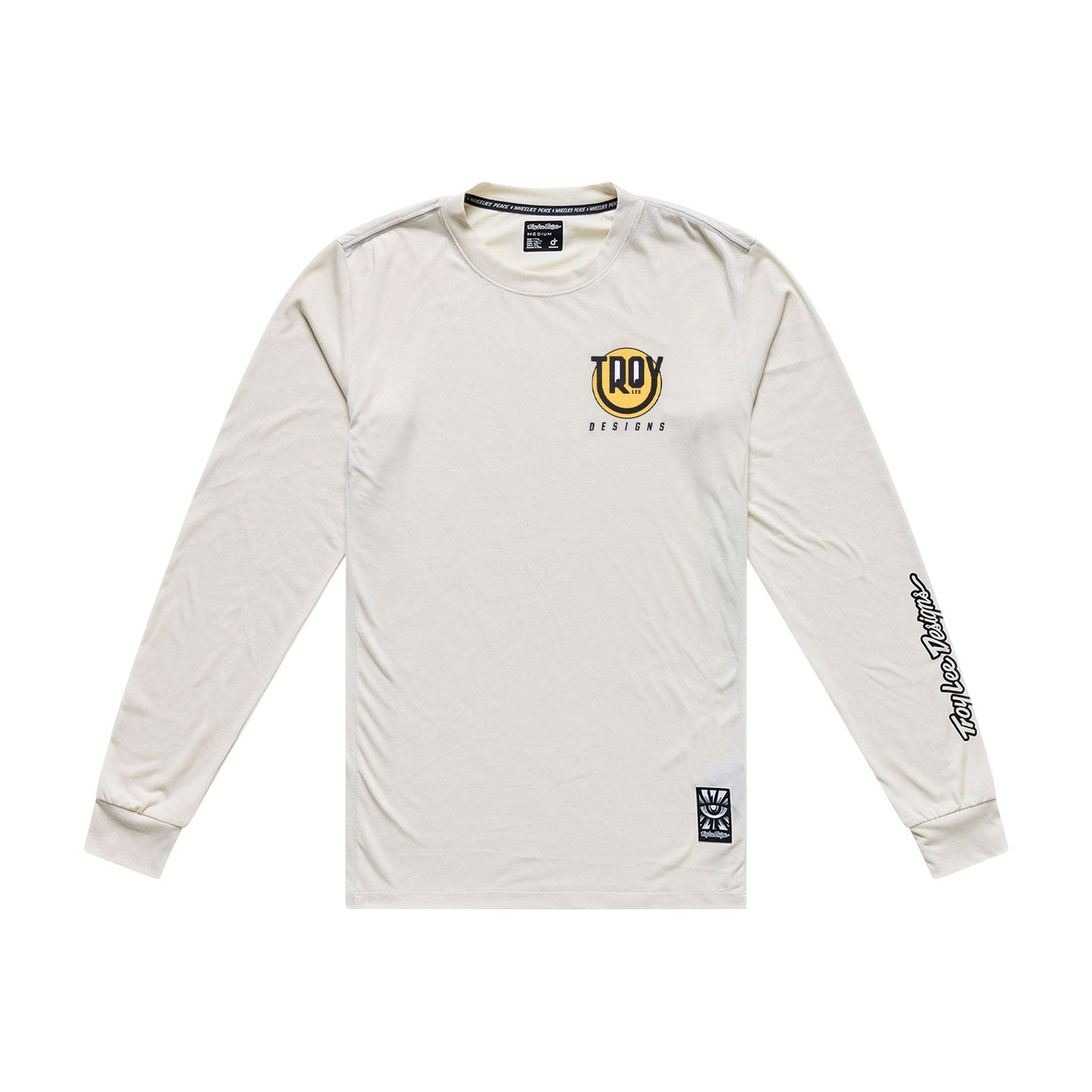 Maillot TROY LEE DESIGNS SKYLINE RIDE HAPPY Junior de manga larga en pómez