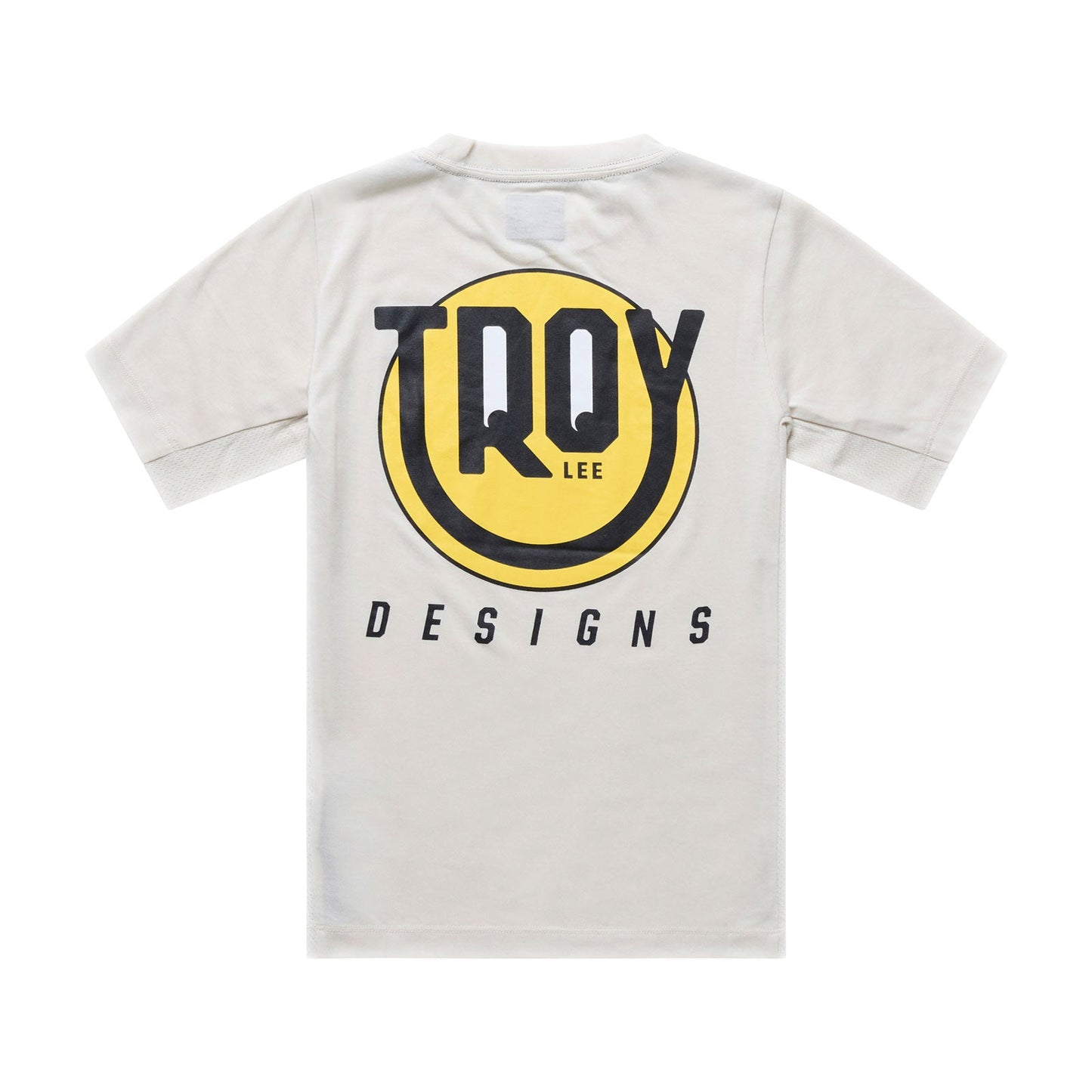 Maillot manga corta TROY LEE DESIGNS SKYLINE RIDE HAPPY Junior Pumice