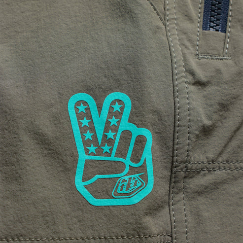 TROY LEE DESIGNS YOUTH SKYLINE TRAIL MONO Junior Shorts Khaki